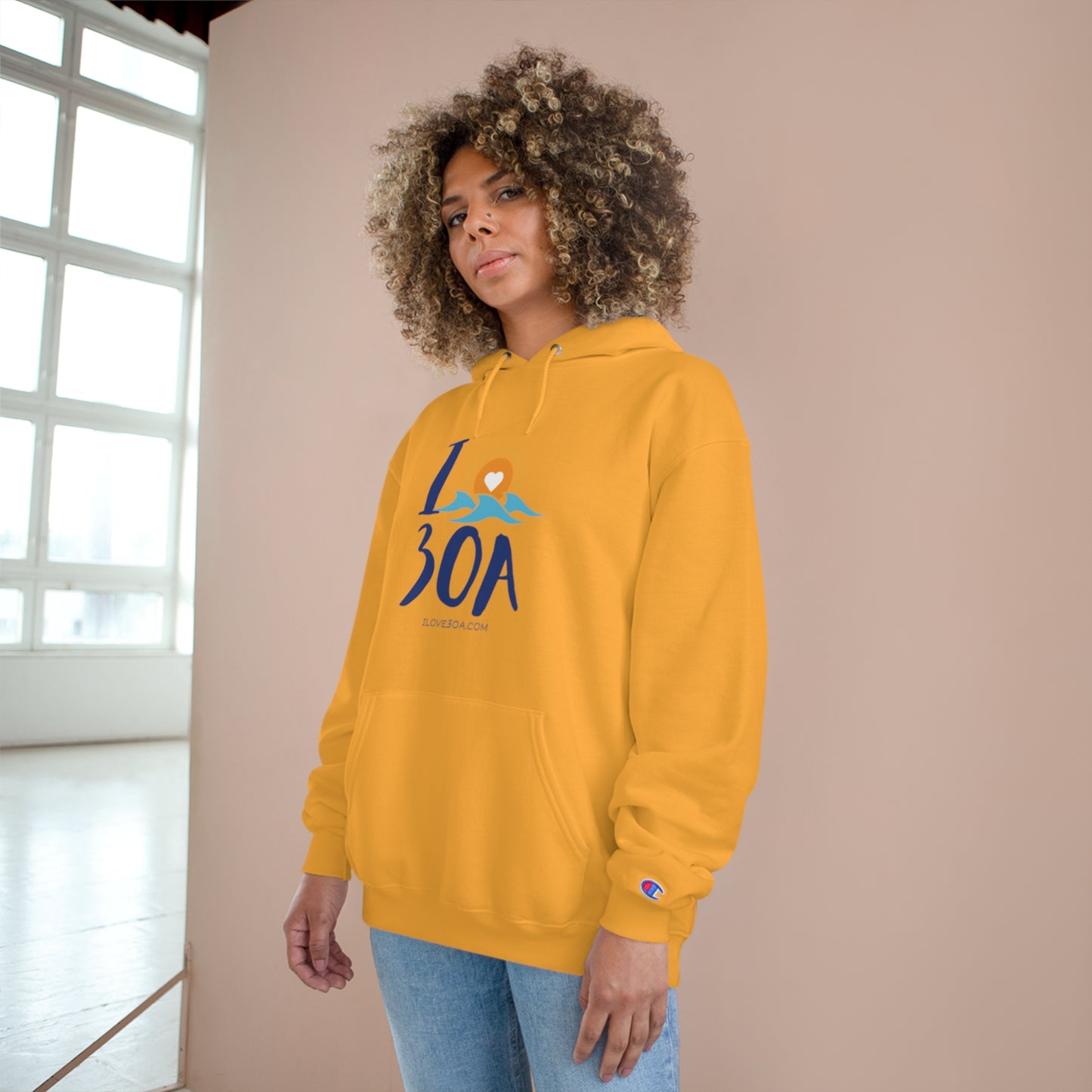 I Love 30A - Ultra Soft High Quality Champion Hoodie