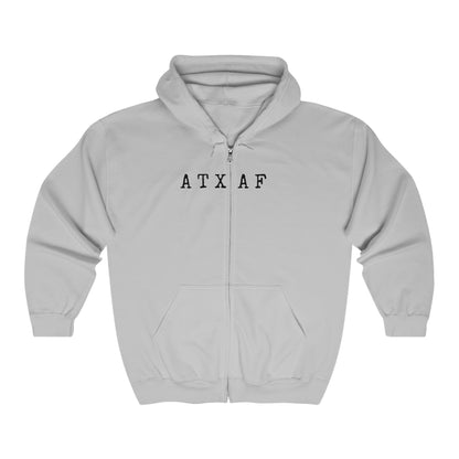 Atown Vibes ATX AF Zip Hoodie - Super Soft and Comfy