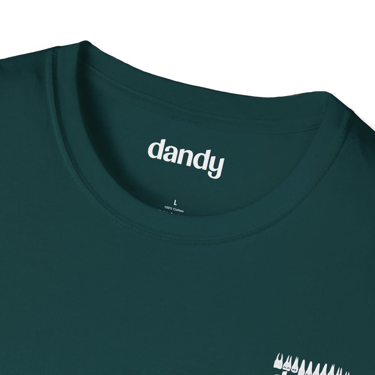 Dandy "We Make Teeth" Skull Graphic T-Shirt – 100% Cotton Green or Black