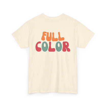 Custom Printed T-Shirt - Upload a Photo or Design and We'll Print and Ship - Many Colors Available - Unisex Heavy Cotton Tee