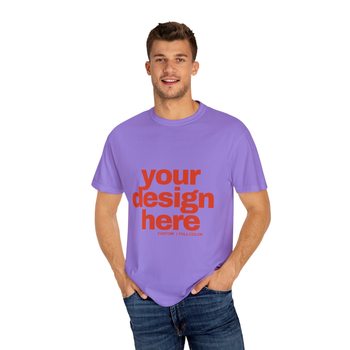 Custom Full Color Back and Front - Comfort Colors - Unisex Garment-Dyed T-shirt