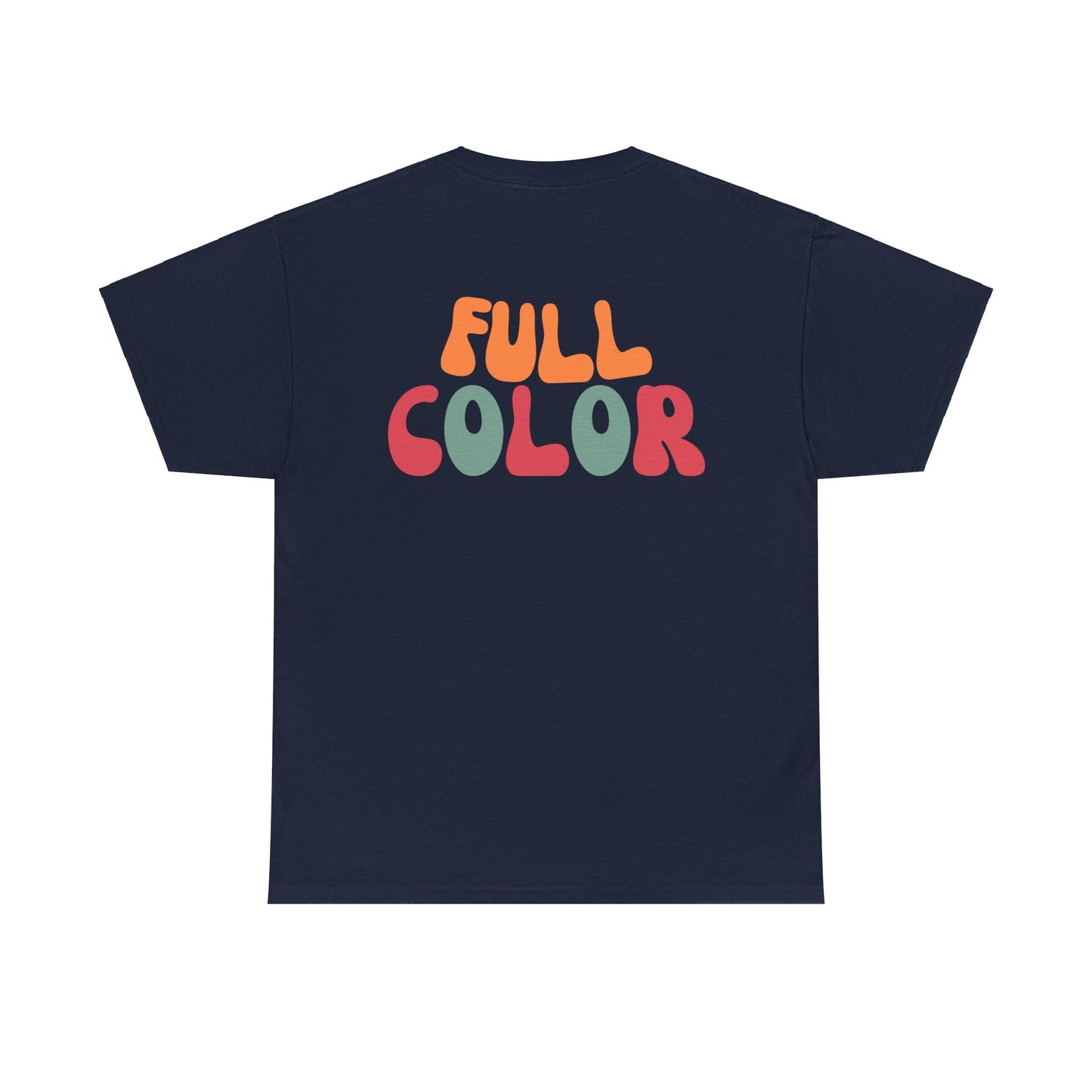 Custom Printed T-Shirt - Upload a Photo or Design and We'll Print and Ship - Many Colors Available - Unisex Heavy Cotton Tee