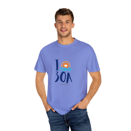 I Love 30A T-Shirt - Unisex Garment-Dyed T-shirt