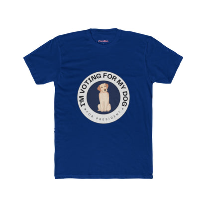 Voting For My Dog For President T-Shirt - 2024 Election Funny