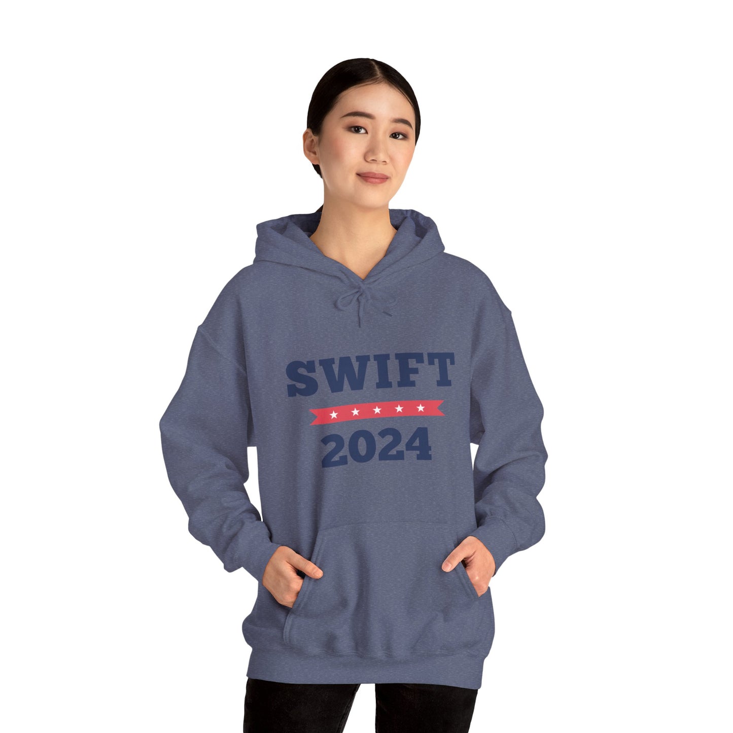 Austin Vibes Taylor Swift for President 2024 - Unisex Heavy Blend Hooded Sweatshirt