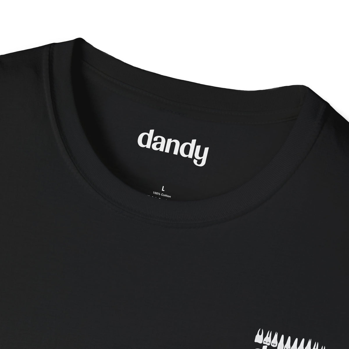 Dandy "We Make Teeth" Skull Graphic T-Shirt – 100% Cotton Green or Black
