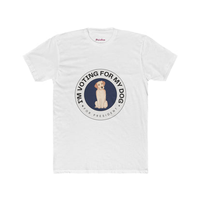 Voting For My Dog For President T-Shirt - 2024 Election Funny