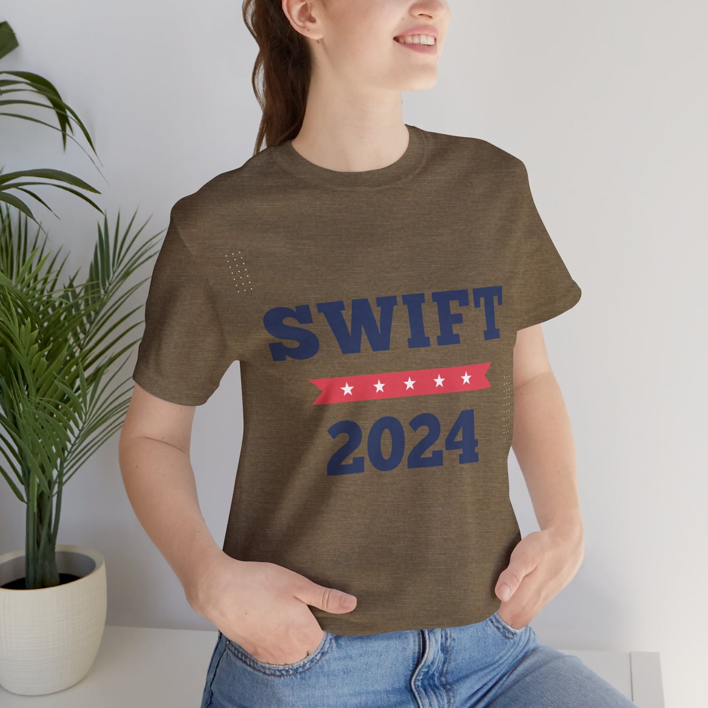 Austin Vibes™ Vote for Taylor Swift for President Unisex Jersey Short Sleeve Tee