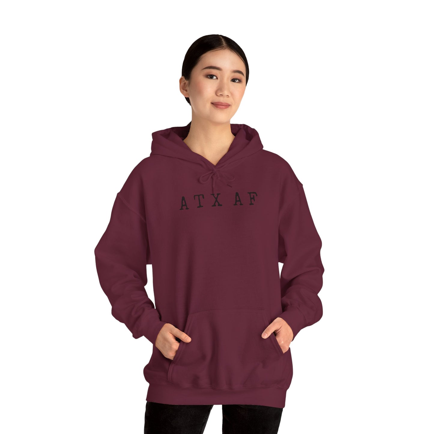 Atown Vibes™ ATX AF Unisex Heavy Blend Hooded Sweatshirt