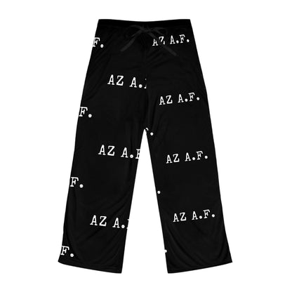 AZ A.F. - Black - Women's Pajama Pants (AOP)