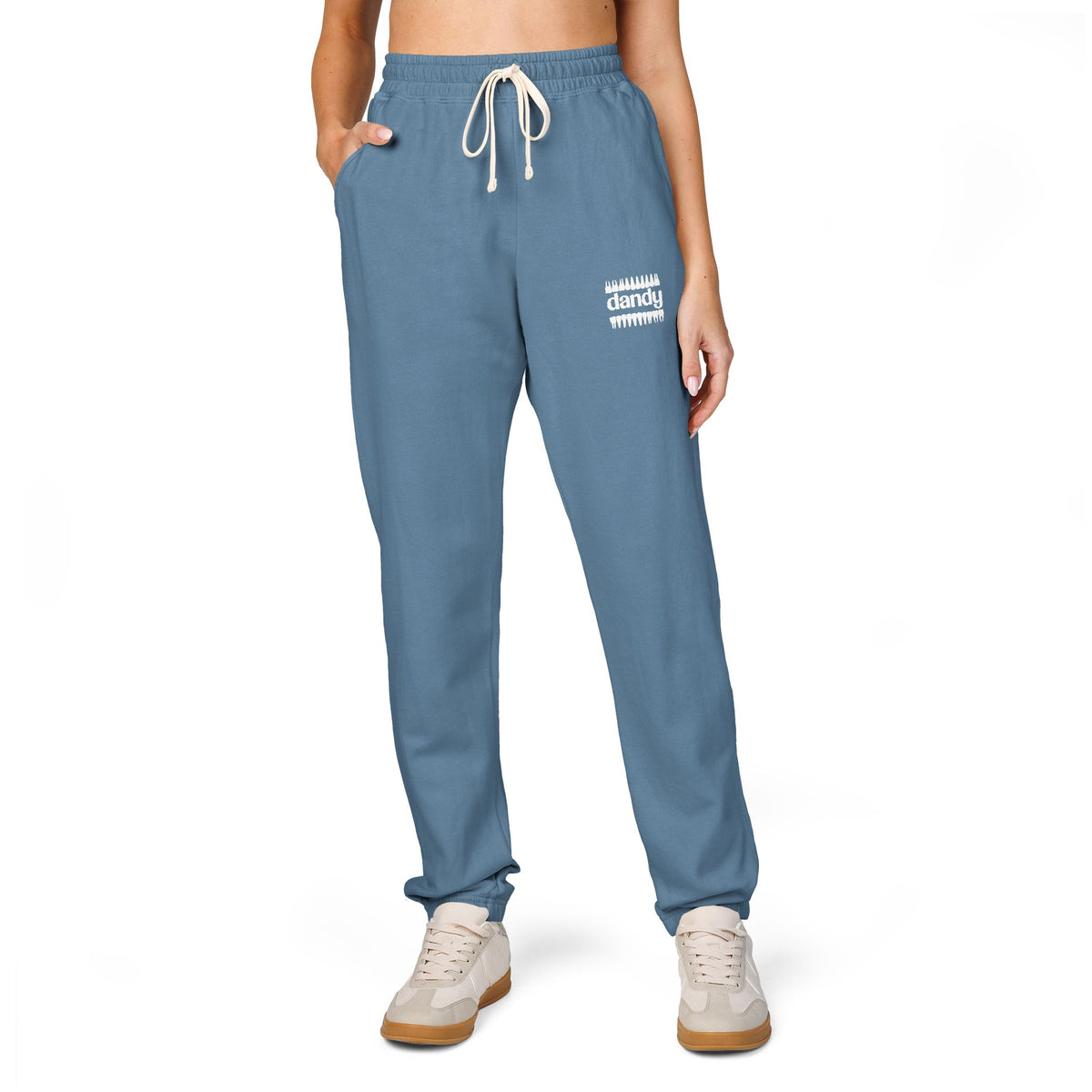Dandy Teeth Embroidered Logo Fleece Sweatpants