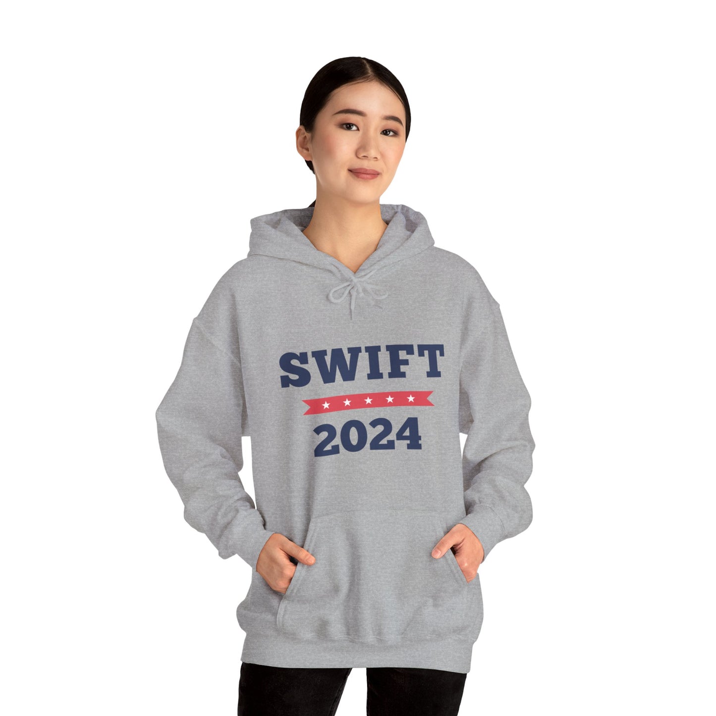 Austin Vibes Taylor Swift for President 2024 - Unisex Heavy Blend Hooded Sweatshirt