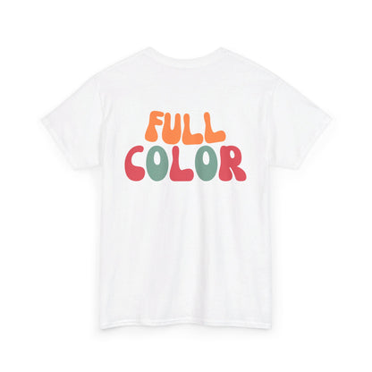 Custom Printed T-Shirt - Upload a Photo or Design and We'll Print and Ship - Many Colors Available - Unisex Heavy Cotton Tee