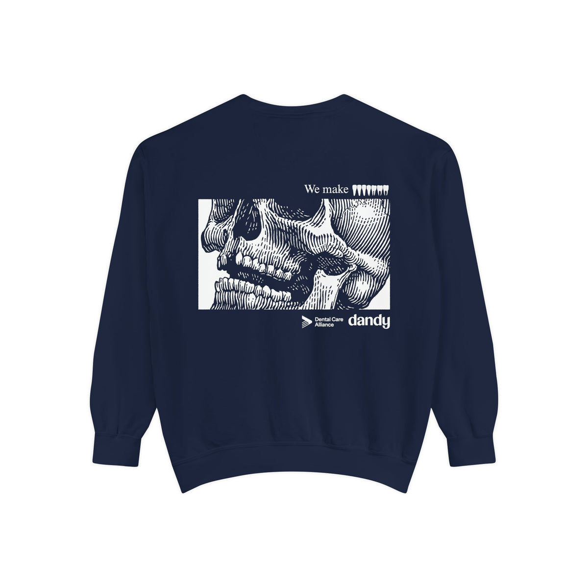 Dandy x DCA "We Make Teeth" Classic Blank Crewneck Sweatshirt