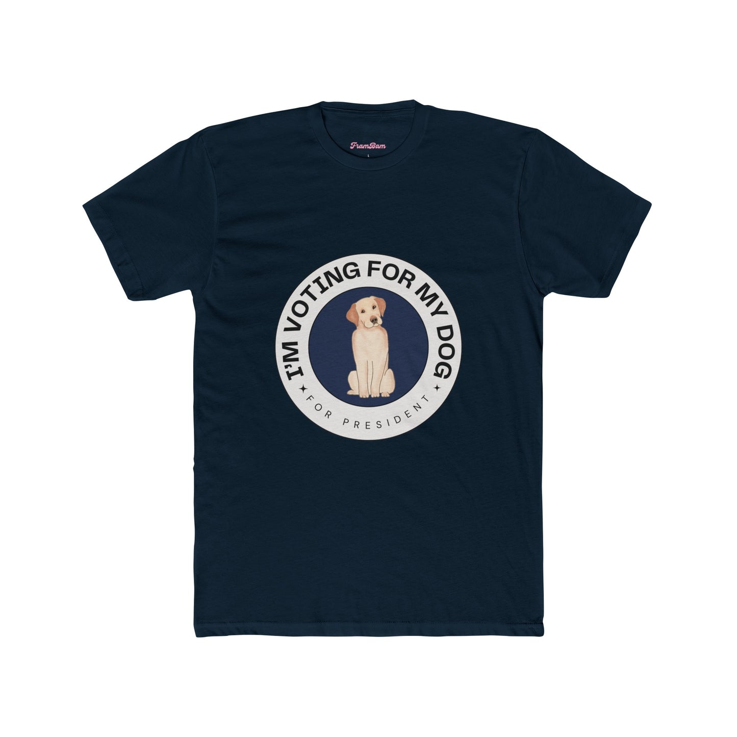 Voting For My Dog For President T-Shirt - 2024 Election Funny