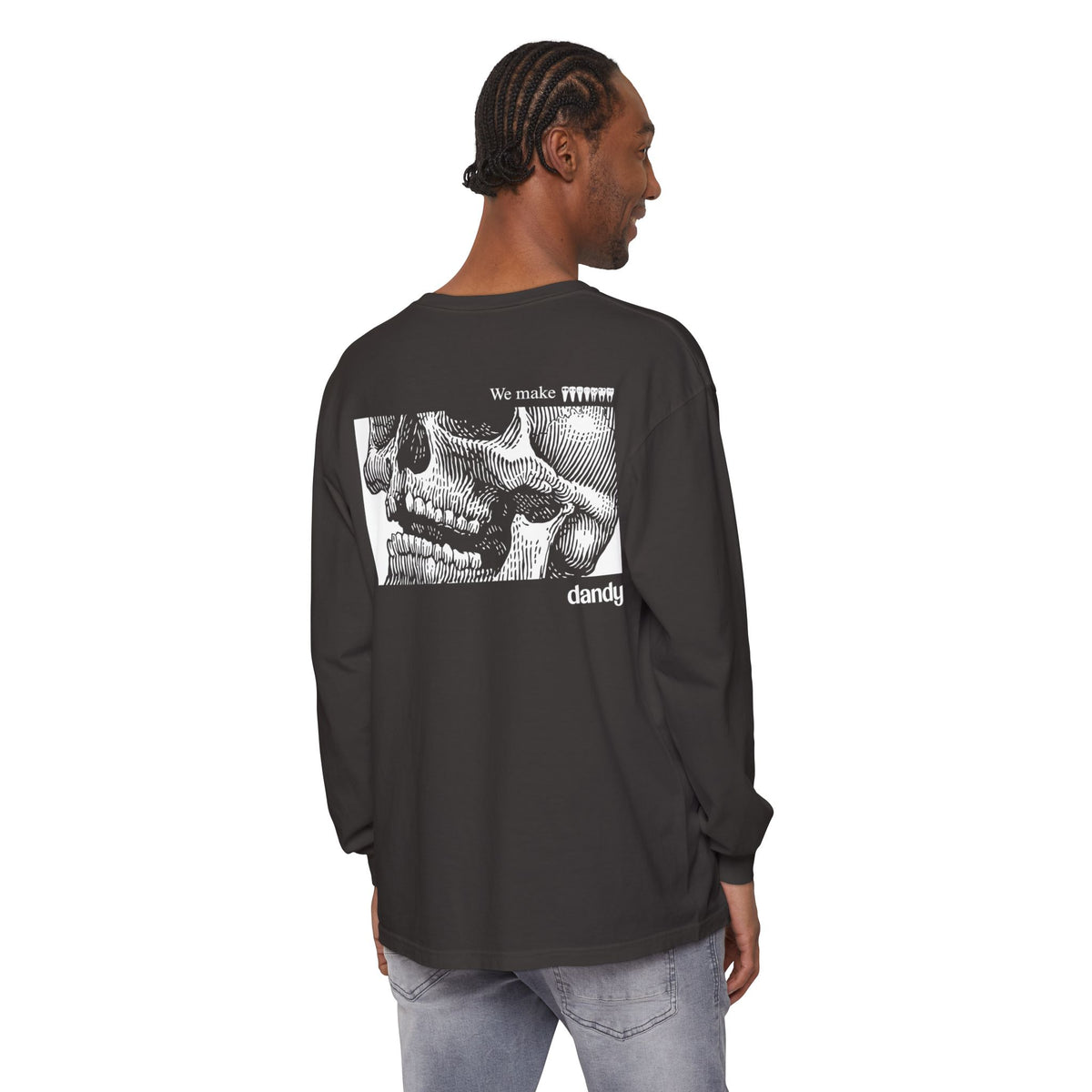 Dandy "We Make Teeth" 100% Cotton Long Sleeve Shirt