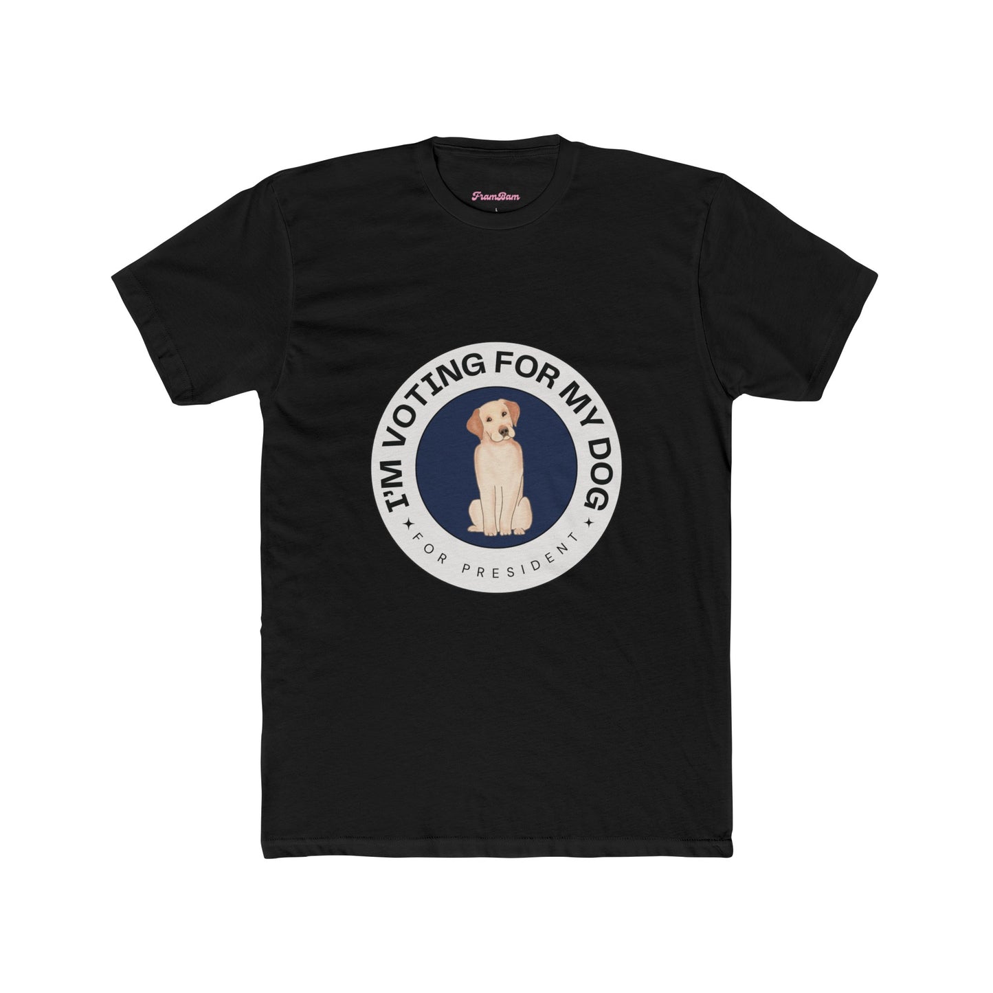 Voting For My Dog For President T-Shirt - 2024 Election Funny