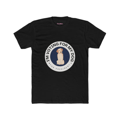 Voting For My Dog For President T-Shirt - 2024 Election Funny