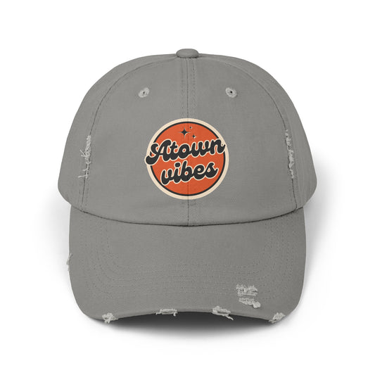 Atown Vibes Austin Texas Distressed Hat Cap