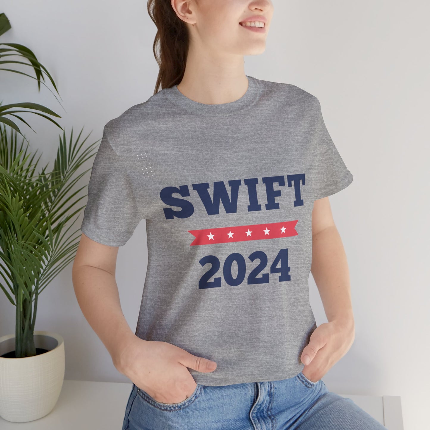 Austin Vibes™ Vote for Taylor Swift for President Unisex Jersey Short Sleeve Tee