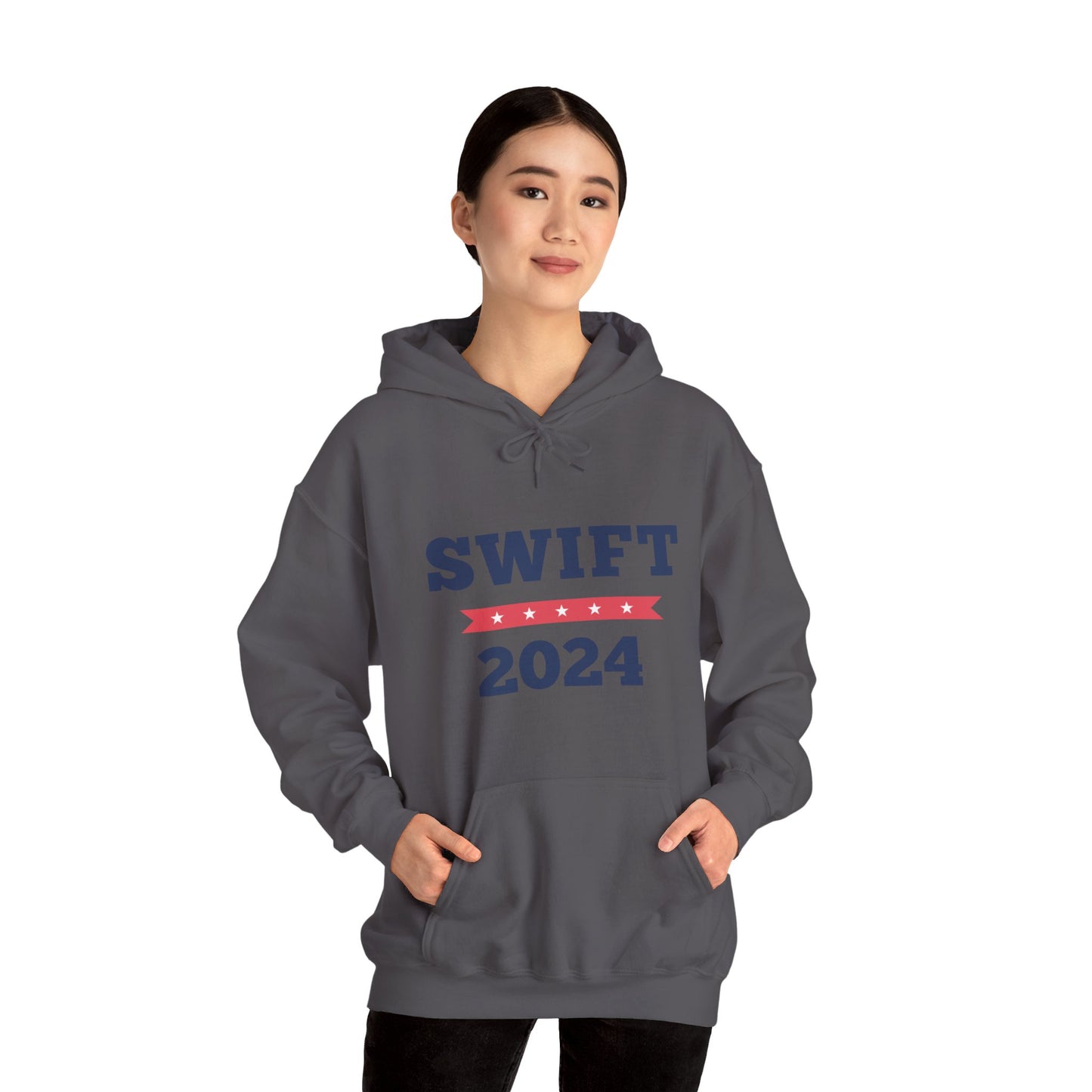 Austin Vibes Taylor Swift for President 2024 - Unisex Heavy Blend Hooded Sweatshirt