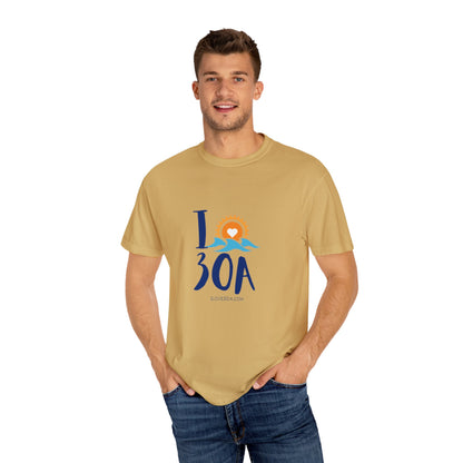 I Love 30A T-Shirt - Unisex Garment-Dyed T-shirt