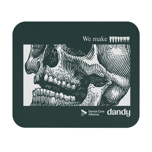 Dandy x DCA "We Make Teeth" Minimalist Rectangle Mouse Pad