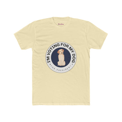 Voting For My Dog For President T-Shirt - 2024 Election Funny