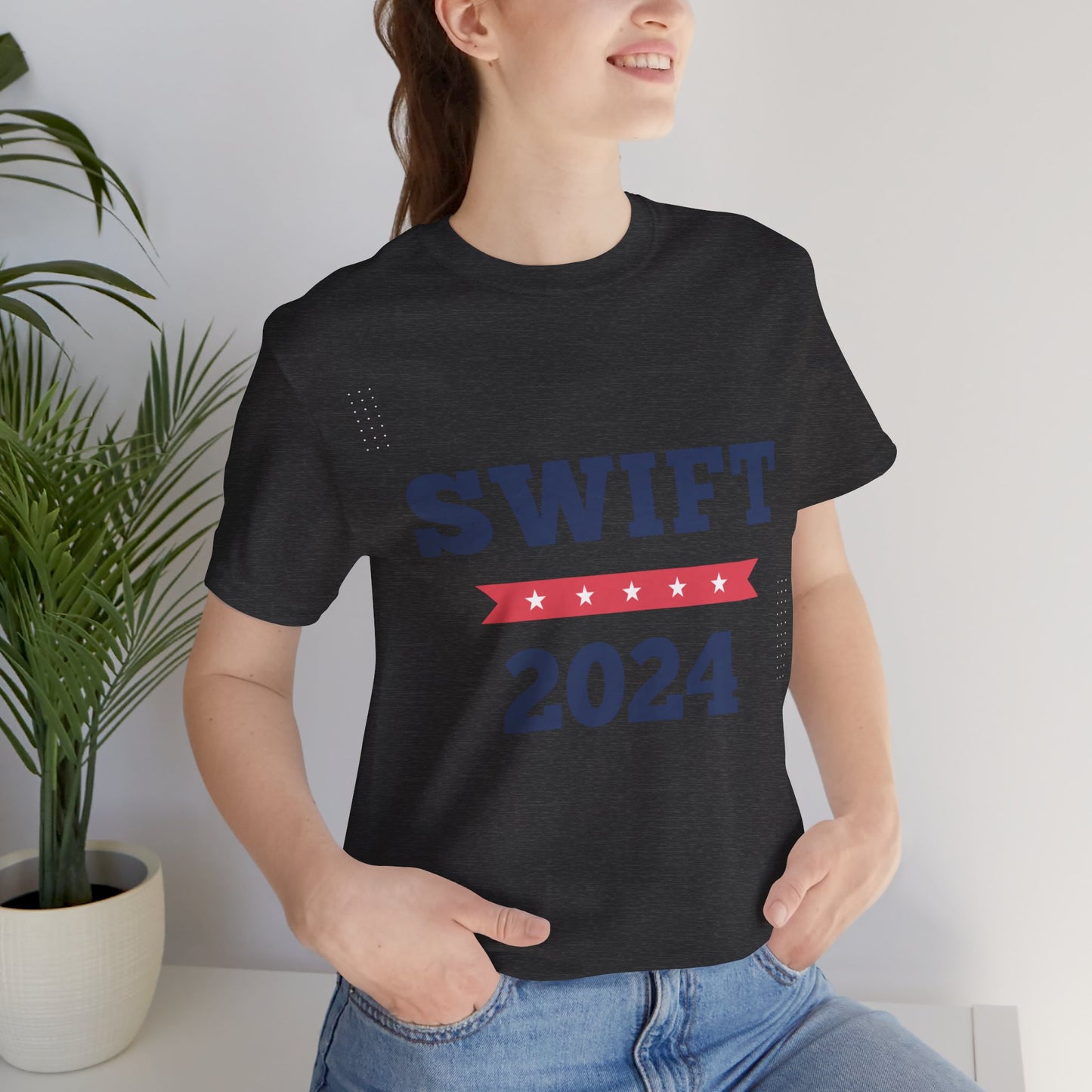 Austin Vibes™ Vote for Taylor Swift for President Unisex Jersey Short Sleeve Tee